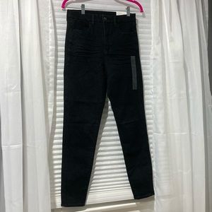 American Eagle Black Jeggings Super Hi-Rise Curvy